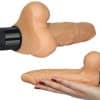 Vibrador cyberskin con testículos real Feel 8.0 - Imagen 2