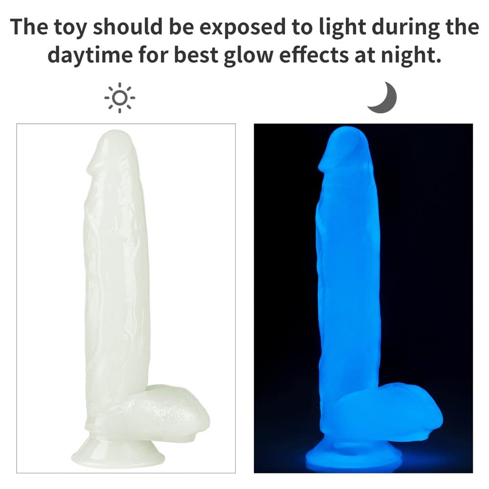 Dildo luminiscente Lumino 20,5cm - Imagen 3