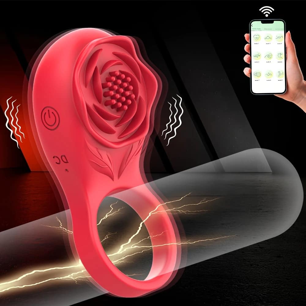Anillo Vibrador Rosa APP - Imagen 2