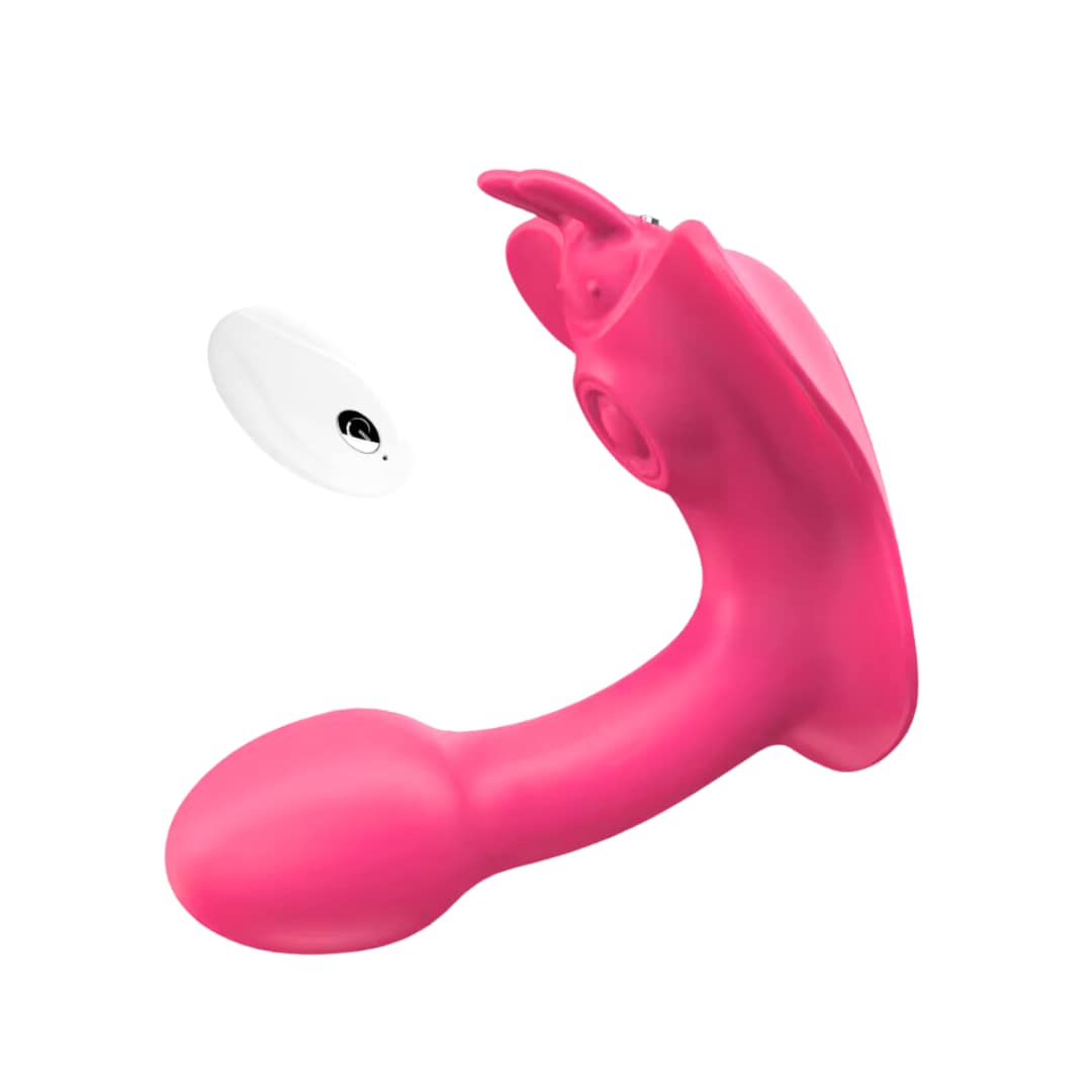 Vibrador y succionador a control Mambo