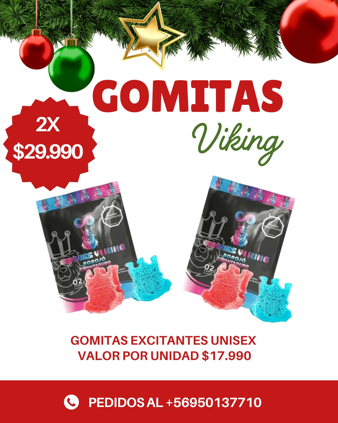 Pack 2 Gomitas Viking