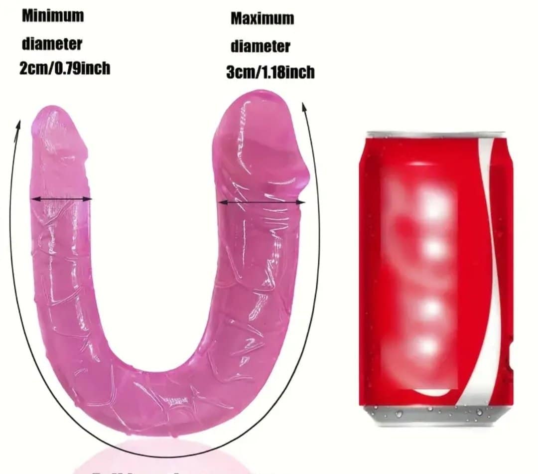 Dildo doble penetración Jelly - Imagen 2