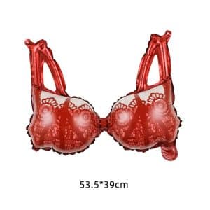 Globo sostén rojo