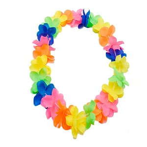 960 Collar hawaiano colorido