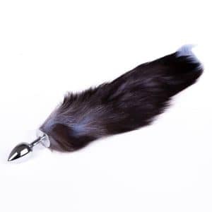 Plug anal cola de zorro frondosa