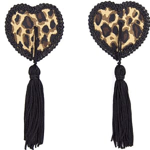 Pezoneras leopardo corazón