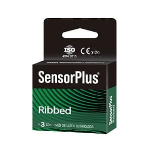 Preservativo Ribbed Sensor Plus