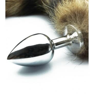 Plug Metal con cola de Zorro - Imagen 2