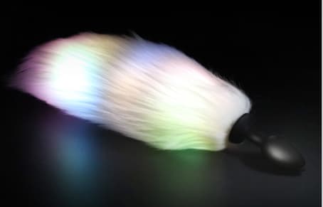 Cola de Zorro led blanca