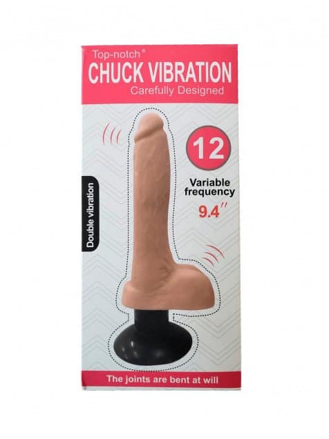 Vibrador con ventosa Chuck