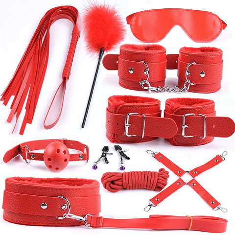 Kit Sade 10 Piezas rojo