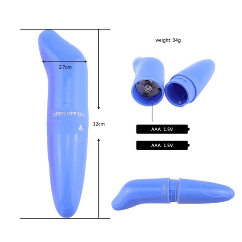 Mini Vibrador Delfin Tipo Bala - Imagen 3