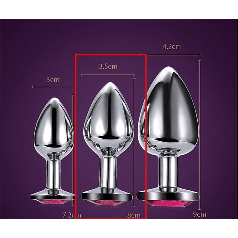 Kit plug anal joya - Imagen 2