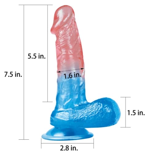 Dildo Dazzle Studs LOVETOY - Imagen 2