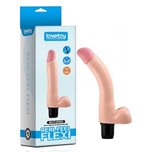 Vibrador con Testículos Flexi