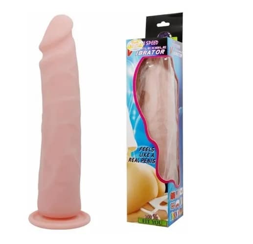 Consolador realistico flexible 20cm