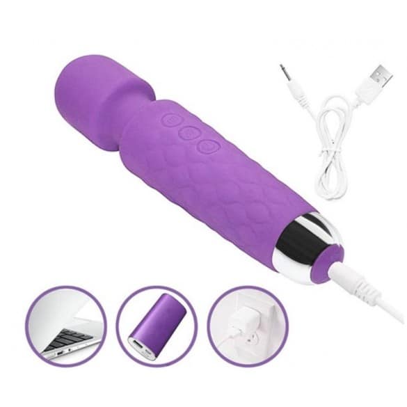 microfono-recargable-de-silicona-4 Micrófono Estimulador Wand usb