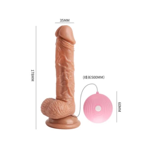 Dildo vibrador con control Simon - Imagen 3