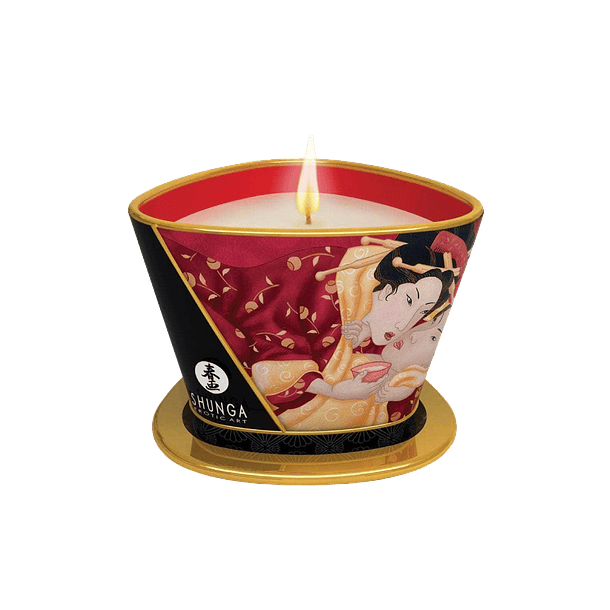 Vela Shunga Frutilla Romance