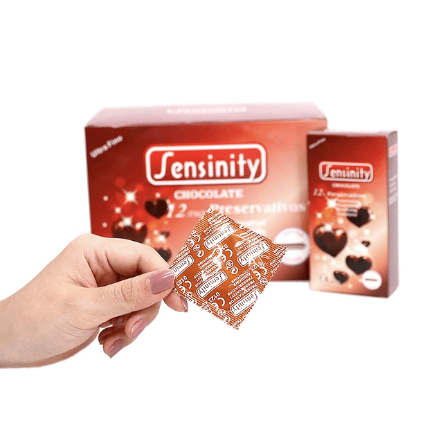 Preservativo chocolate 12 unid
