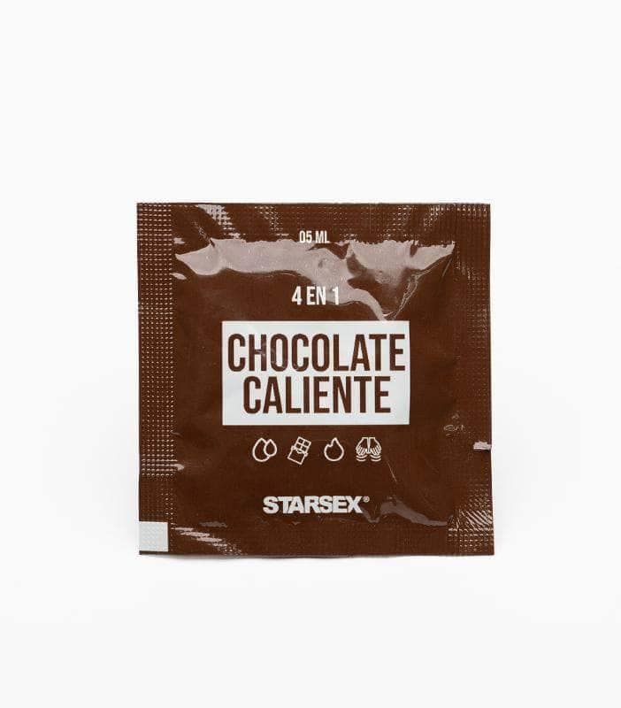 Sachet Lubricante 4 en 1 Chocolate Caliente 5ml
