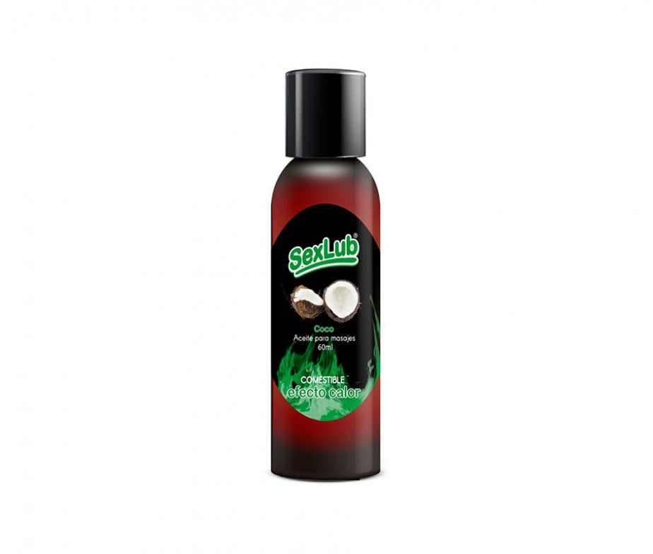 Aceite Sexlub comestibles sabor coco 60 ml